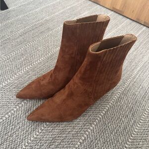 Veronica Beard Women’s Lisa 70 Boots Suede/ Hazelwood/ Size 11